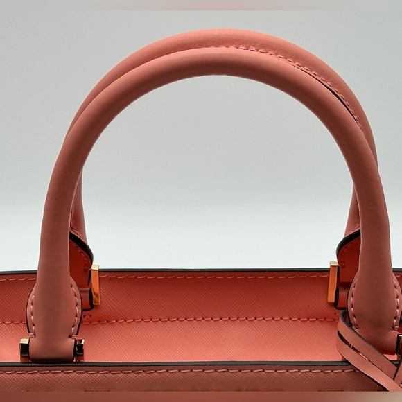 Michael Kors Medium Studded Saffiano Leather Satchel - Picture 13 of 15